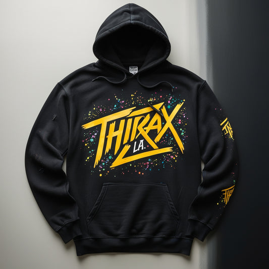 THRAX LA HOODIE- BLACK