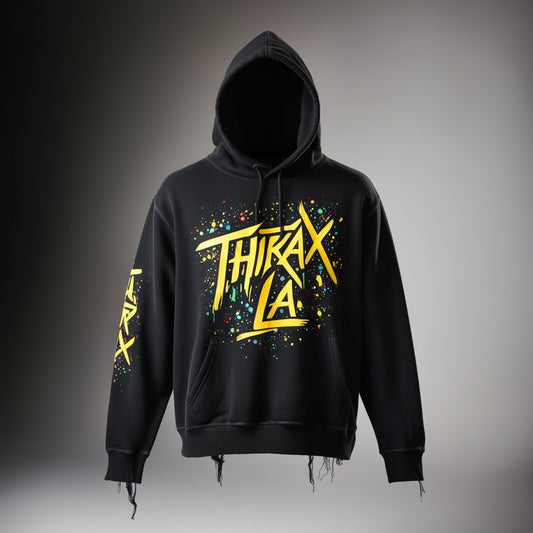 THRAX LA HOODIE- BLACK 2