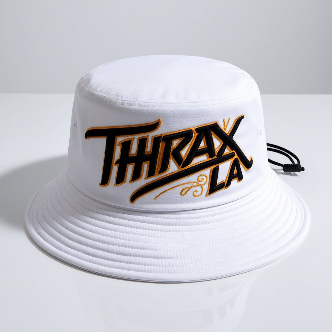THRAX LA BUCKET HAT- WHITE LIMITED EDITION