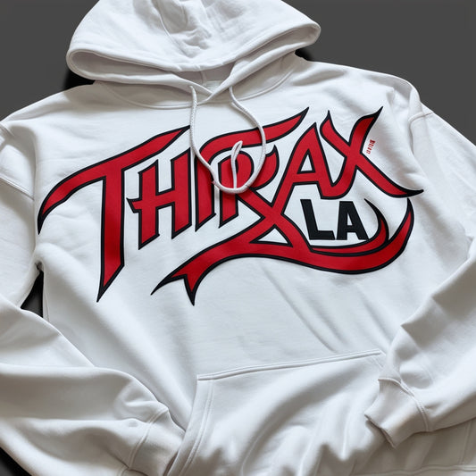 THRAX LA HOODIE- WHITE