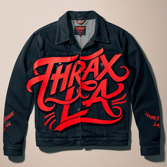 THRAX LA JEAN JACKET- BLACK
