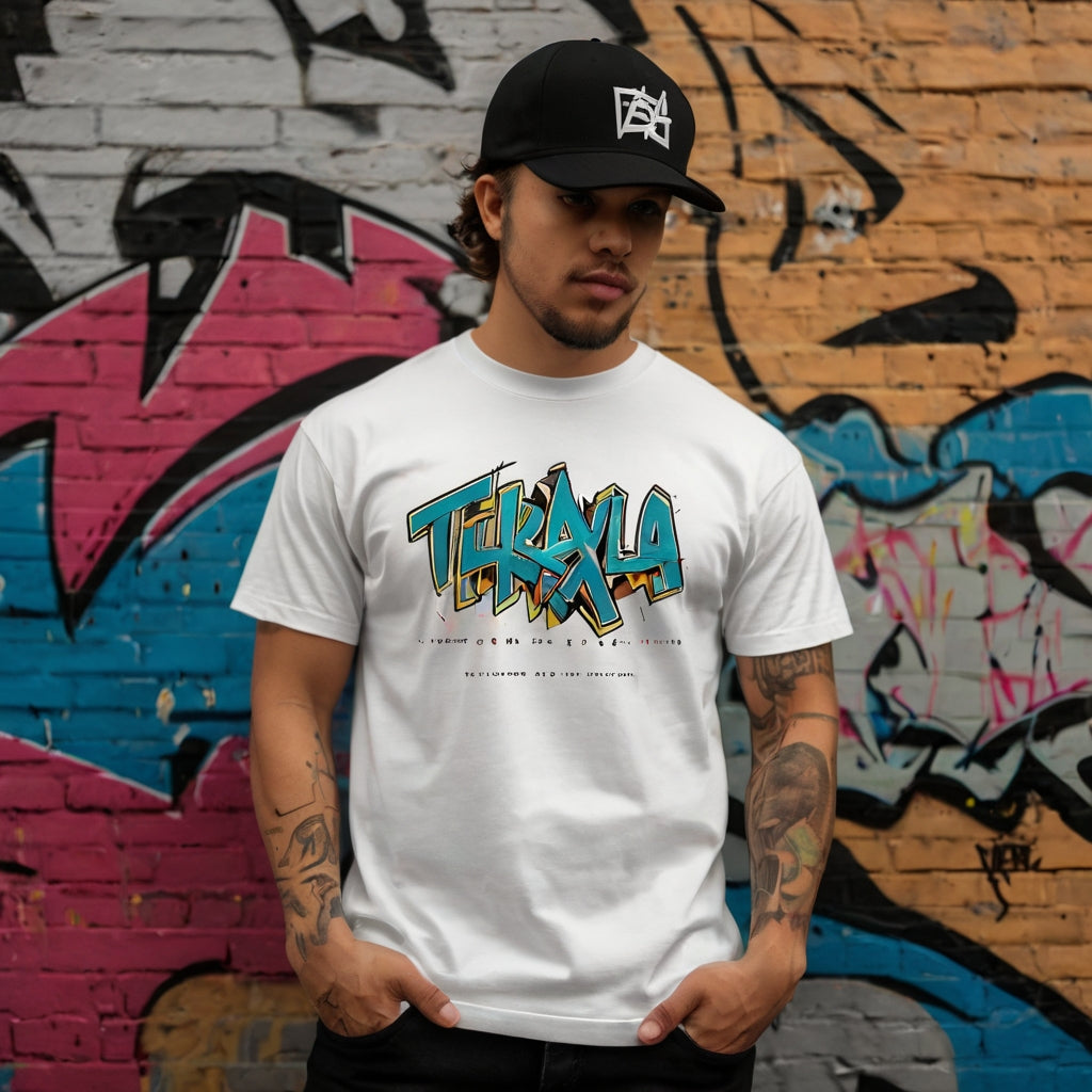 THRAX LA WHITE TEE URBAN DESIGN