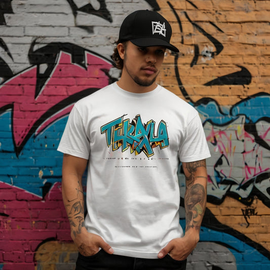 THRAX LA WHITE TEE URBAN DESIGN